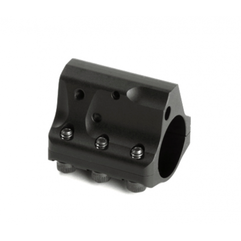 Low profile | 2-Piece  .750 bore  Black stainless steel  Detent Adjustment