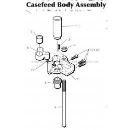 650/750 Casefeed Body Assembly