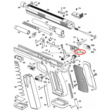 Ejector Spring CZ 75 TS